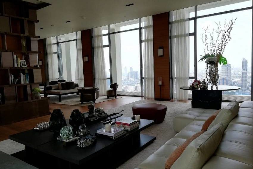 Incredible 4 Bedroom Duplex Penthouse For Sale Sukhothai Residences12117 Image-03