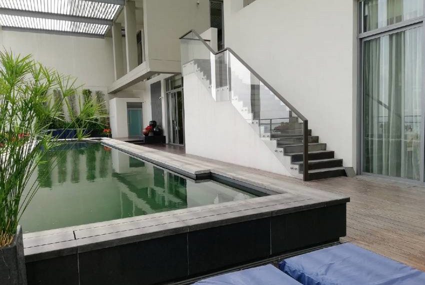 Incredible 4 Bedroom Duplex Penthouse For Sale Sukhothai Residences12117 Image-25
