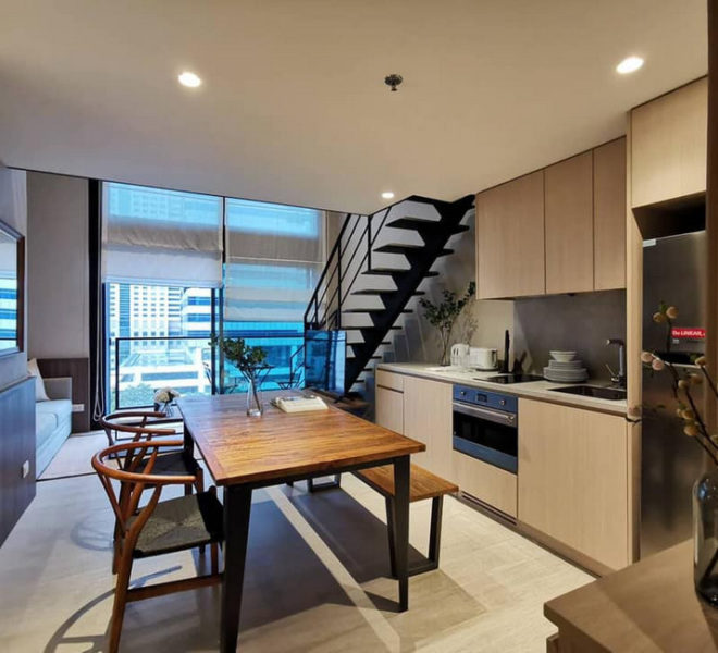 1 Bed Duplex Condo For Rent in The Lofts Silom 13189 Image-01